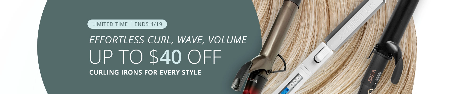 Up to $40 Off | Top Curling Irons for Every Style