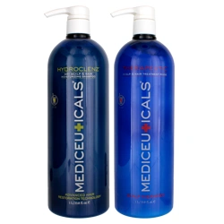 MEDIceuticals HydroClenz Dry Scalp & Hair Moisturizing Shampoo & Therapeutic Scalp & Hair Treatment Rinse Duo
