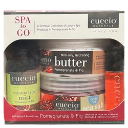 Cuccio Naturale Spa to Go Set 4piece