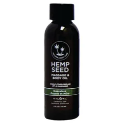 Earthly Body Hemp Seed Massage & Body Oil - Guavalava