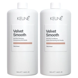 Keune Velvet Smooth Anti-frizz Shampoo & Conditioner Set