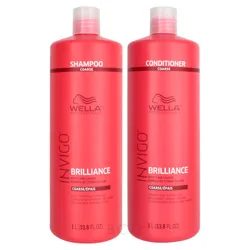 Wella Invigo Brilliance Color Protection Shampoo & Conditioner Set