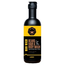 GIBS Grooming Man Wash Beard, Hair & Body Wash Amber