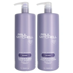 Paul Mitchell Blonde Platinum Blonde Violet Shampoo & Conditioner Duo
