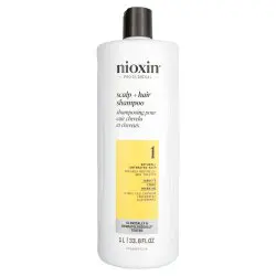 Nioxin Pro Clinical System 1 Scalp + Hair Shampoo for Natural/Untreated Hair