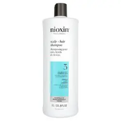 Nioxin Pro Clinical System 3 Scalp + Hair Shampoo for Colored/Dry/Damaged Hair