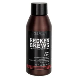 Redken Brews 3-in-1 Shampoo, Conditioner & Body Wash