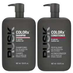 Rusk COLORx Shampoo & Conditioner Duo for Glossier, Healthier Hair - 33.8 oz