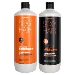 Sexy Hair I Want Strength Strengthening Shampoo & Conditioner Set
